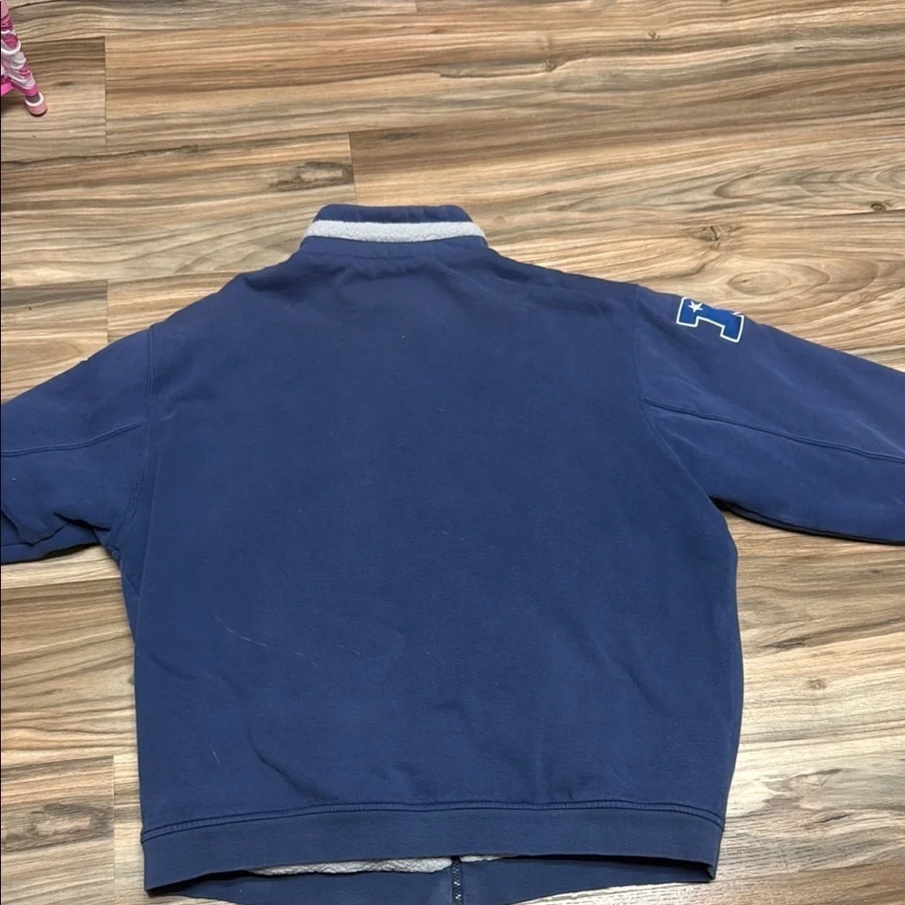 Dallas Cowboys Sherpa Lined Full Zip Fleece Men’s XL NFL Y2K